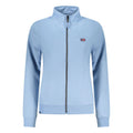 Norway 1963 Azzurro Cotone women's sweatshirt in light blue cotton, featuring a casual fit and soft fabric.