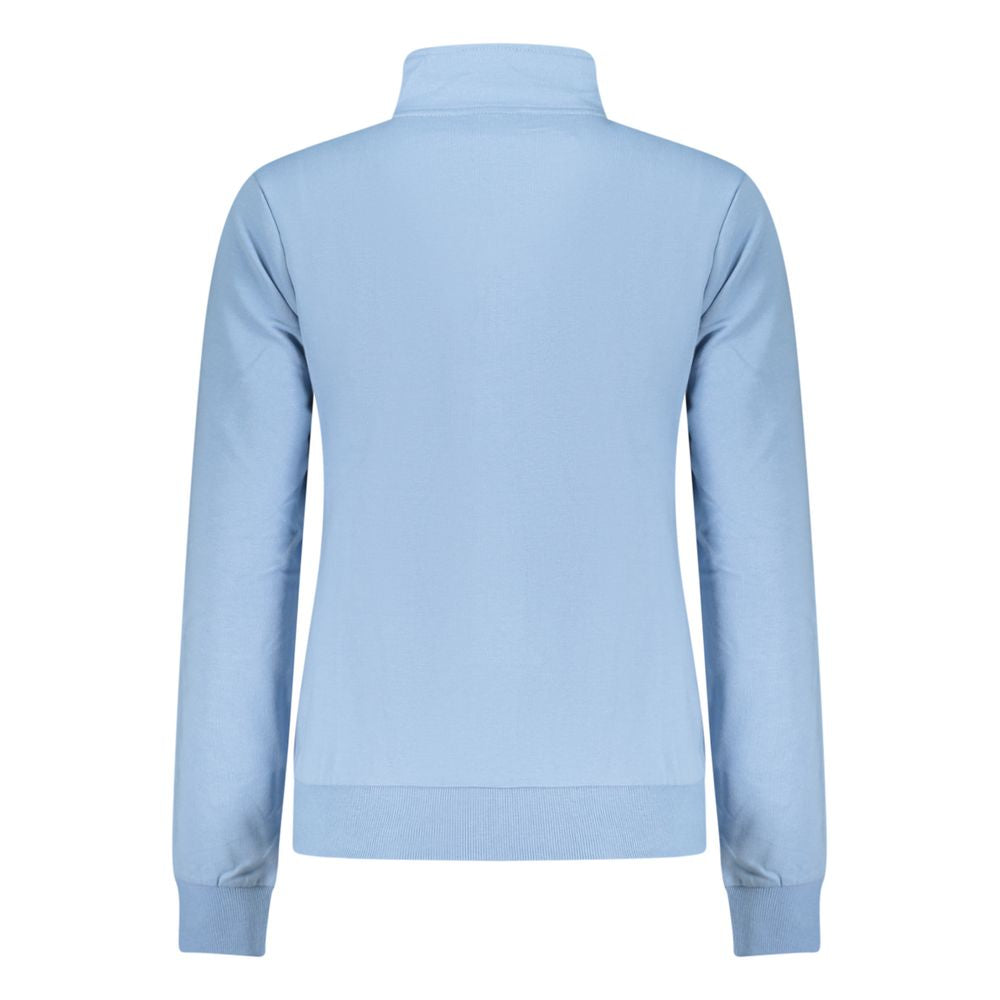 Norway 1963 Azzurro Cotone women's sweatshirt in light blue cotton, casual fit with round neckline and long sleeves.