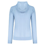 Norway 1963 Azzurro cotton women's hoodie with a relaxed fit and soft fabric, featuring a casual style and comfortable design.