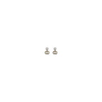 Valentino Garavani Bicolor Brass Earrings