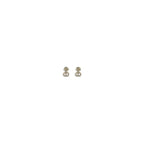 Valentino Garavani Bicolor Brass Earrings