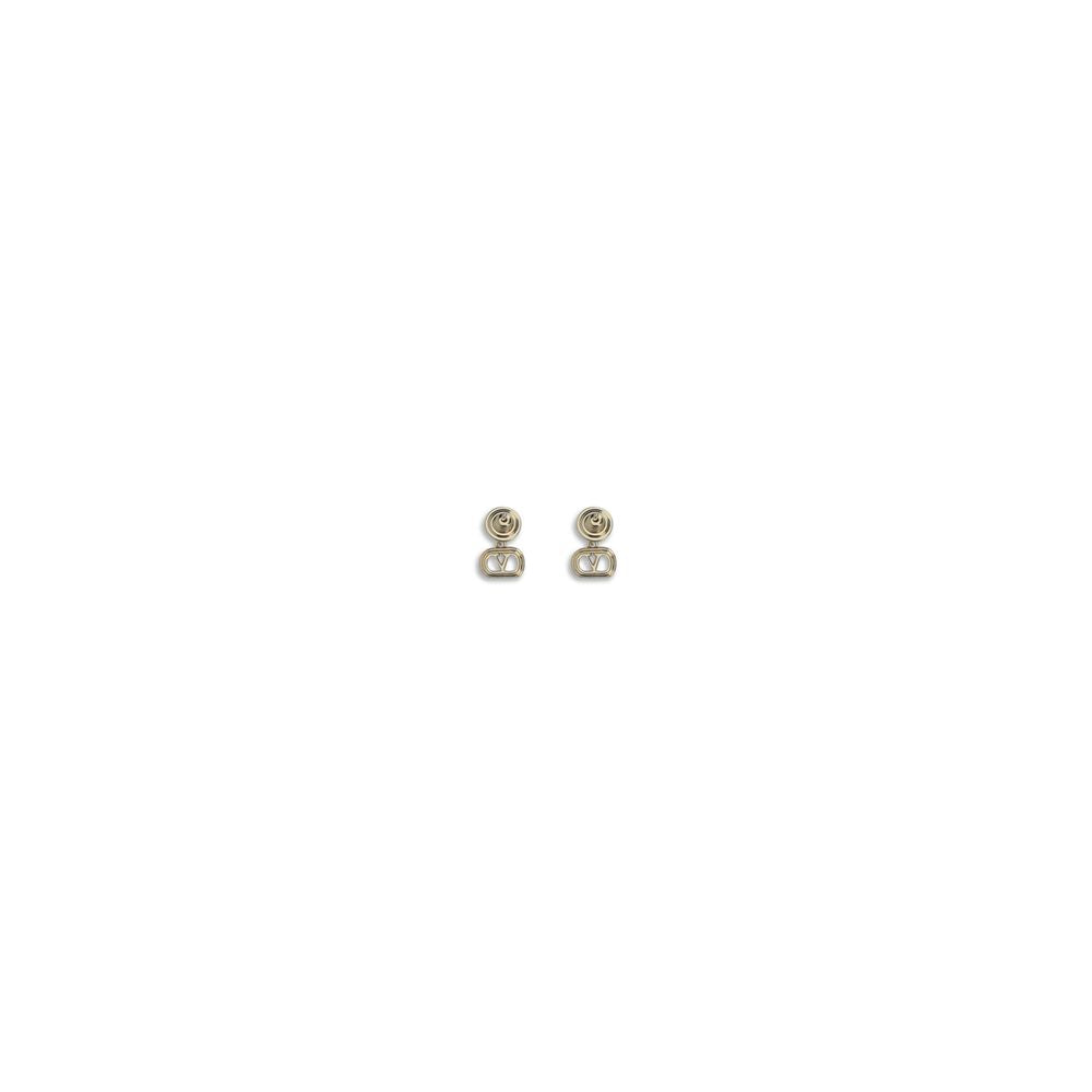 Valentino Garavani Bicolor Brass Earrings
