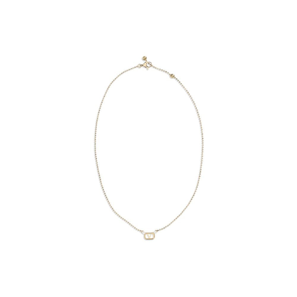 Valentino Garavani Bicolor Brass Necklace