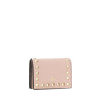 Valentino Garavani Pink Calf Leather Bos Taurus Wallet