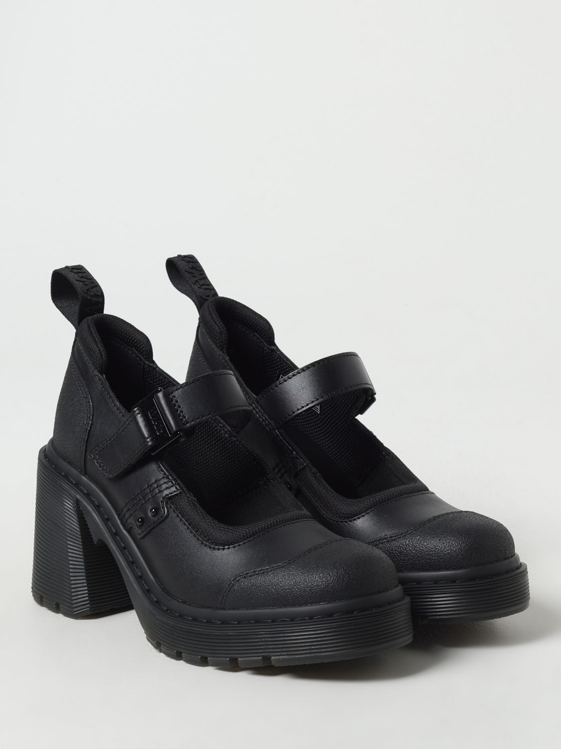 Dr. Martens Black Leather Platform Pumps Dr. Martens