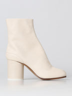 Maison Margiela White Leather Ankle Boots Maison Margiela