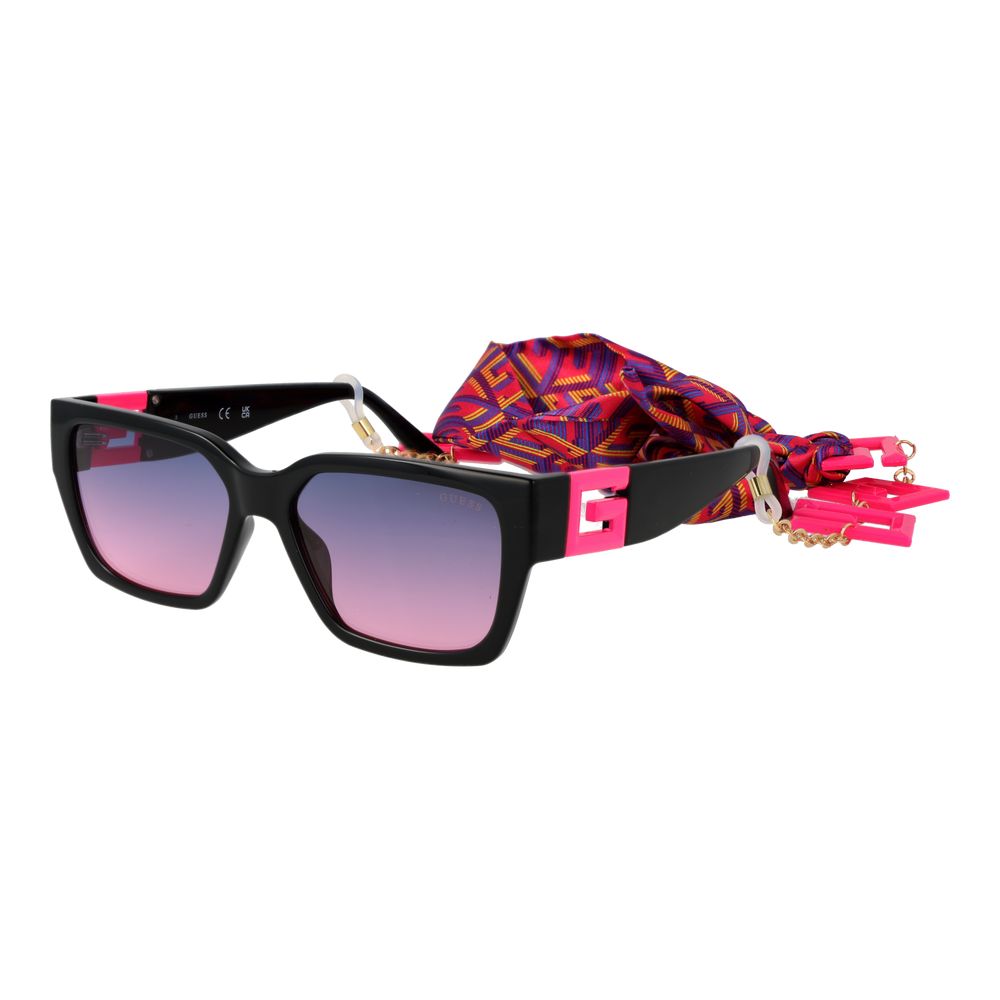 Guess Black Plastic Sunglasses Guess