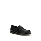 Premiata Black Calf Leather Bos Taurus Slip-On Loafers Premiata