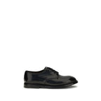 Premiata Black Calf Leather Bos Taurus Oxfords And Derbies Premiata