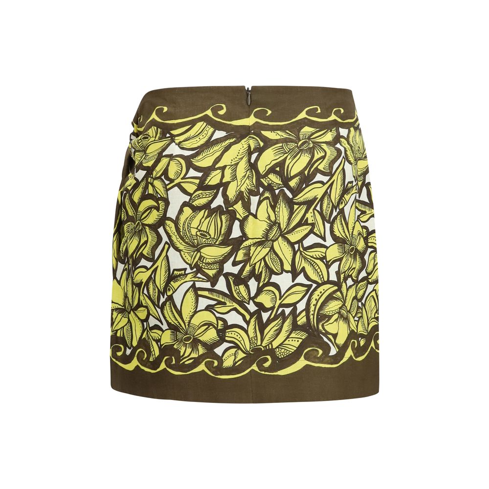 Alemais Multicolor Hemp Mini Skirt Alemais