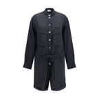 Marant Etoile Black Viscose Jumpsuit Marant Etoile