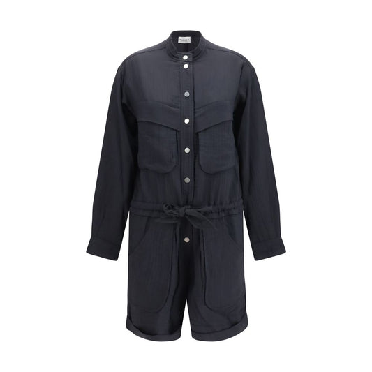 Marant Etoile Black Viscose Jumpsuit Marant Etoile
