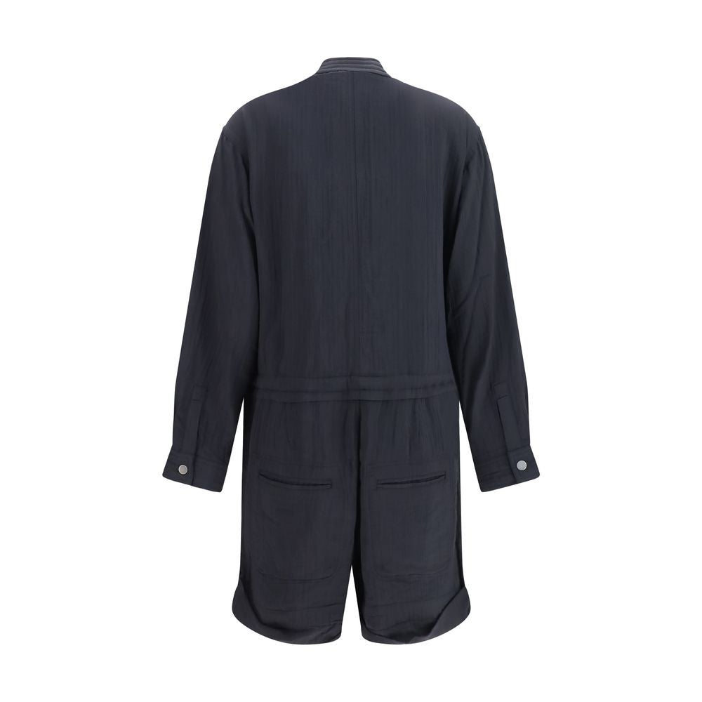 Marant Etoile Black Viscose Jumpsuit Marant Etoile