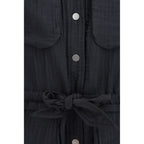 Marant Etoile Black Viscose Jumpsuit Marant Etoile