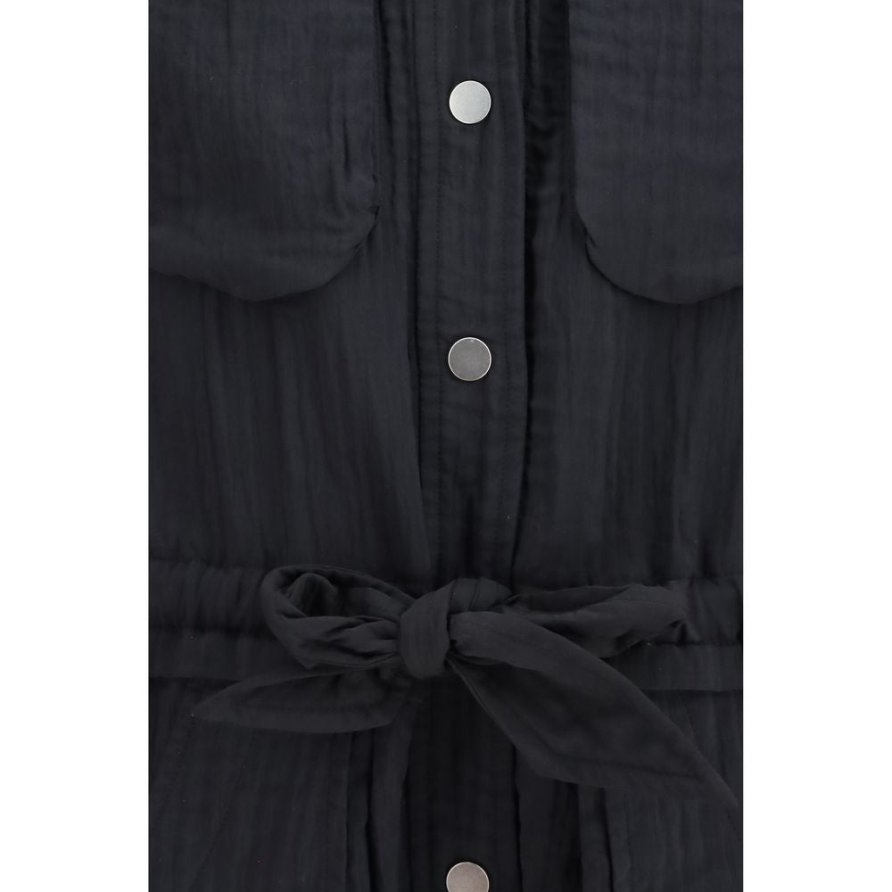 Marant Etoile Black Viscose Jumpsuit Marant Etoile