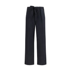 Marant Etoile Black Viscose Casual Pants Marant Etoile