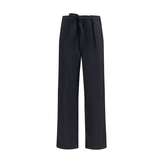 Marant Etoile Black Viscose Casual Pants Marant Etoile