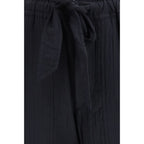 Marant Etoile Black Viscose Casual Pants Marant Etoile