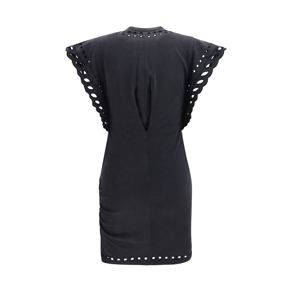 Marant Etoile Black Cotton Casual Dress Marant Etoile