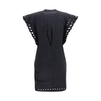 Marant Etoile Black Cotton Casual Dress Marant Etoile