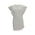 Marant Etoile White Cotton Casual Dress Marant Etoile