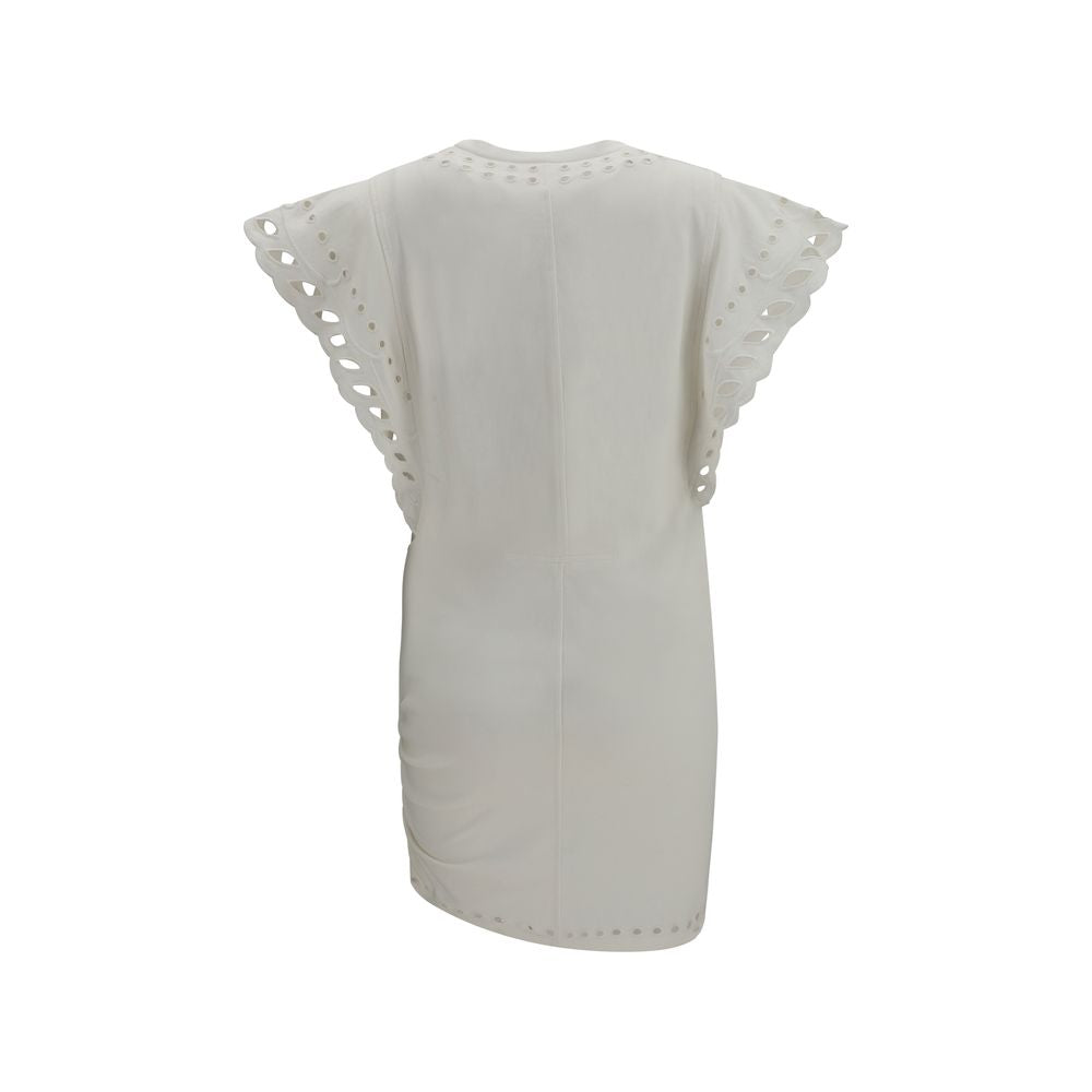 Marant Etoile White Cotton Casual Dress Marant Etoile