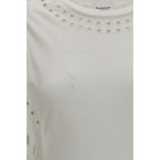 Marant Etoile White Cotton Casual Dress Marant Etoile