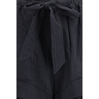 Isabel Marant Étoile Black Viscose Bermuda Shorts