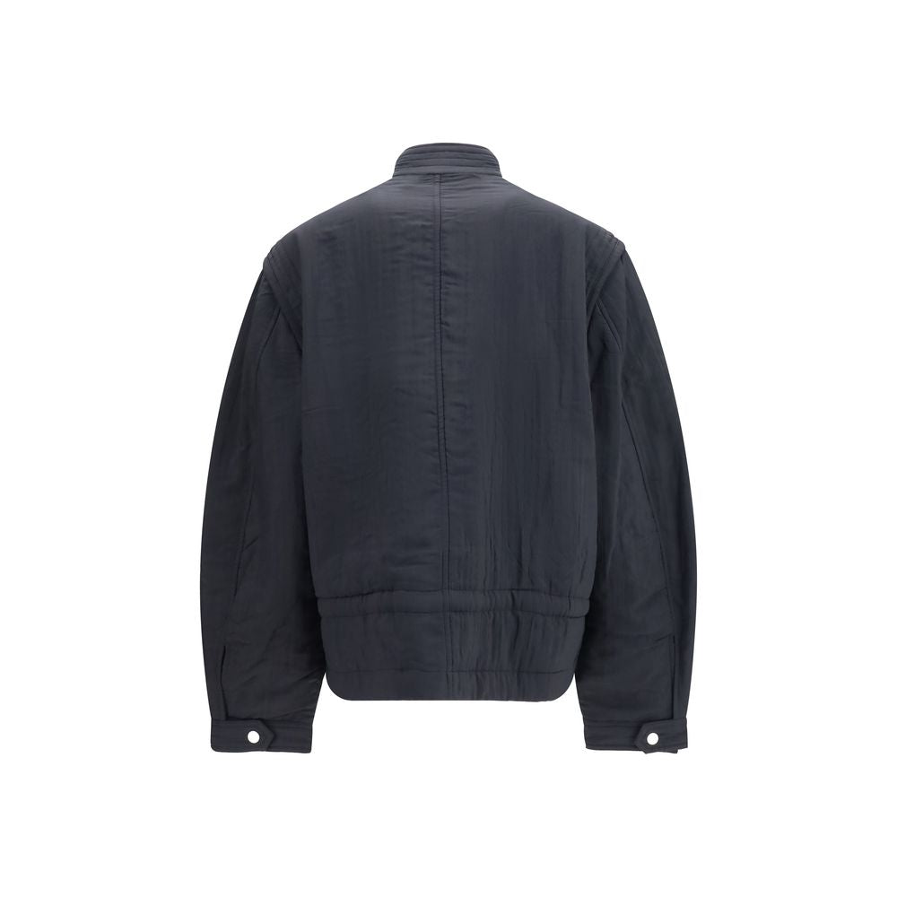 Marant Etoile Black Modal Full-Length Jacket Marant Etoile