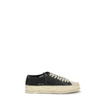Premiata Black Calf Leather Bos Taurus Low Top Sneakers