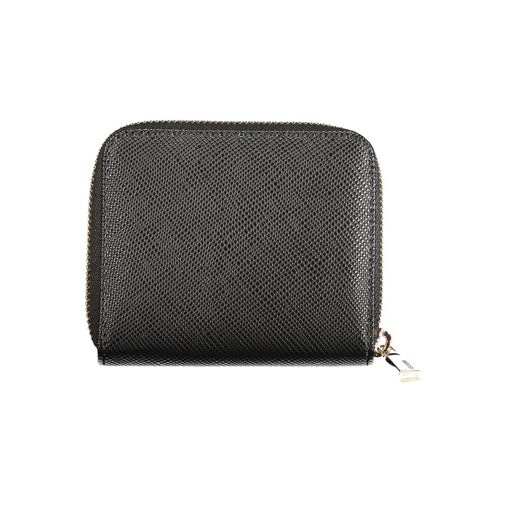 Guess Jeans Nero Poliuretano Women Wallet Guess Jeans
