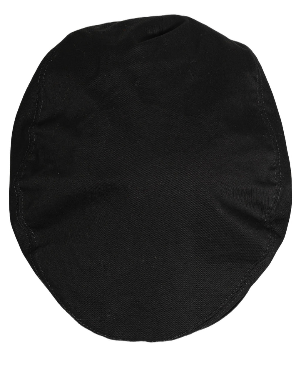Dolce & Gabbana Men Black Cotton Stretch Newsboy Cloth Capello Hat