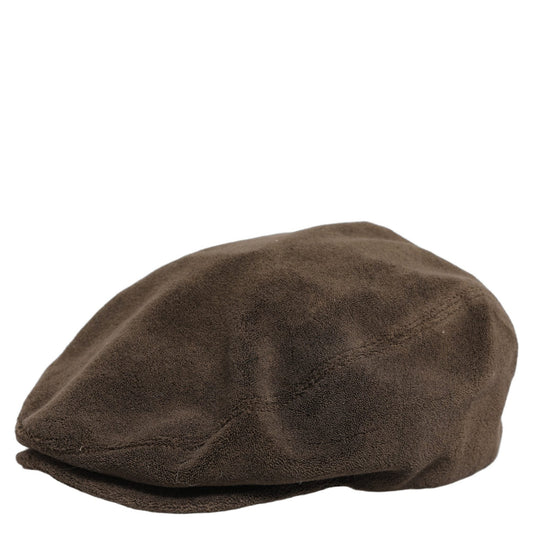 Dolce & Gabbana Men Brown Cotton Newsboy Cloth Capello Hat