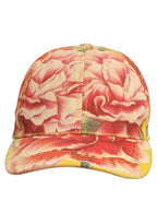 Dolce & Gabbana Men Multicolor Cotton Floral Baseball Capello Hat