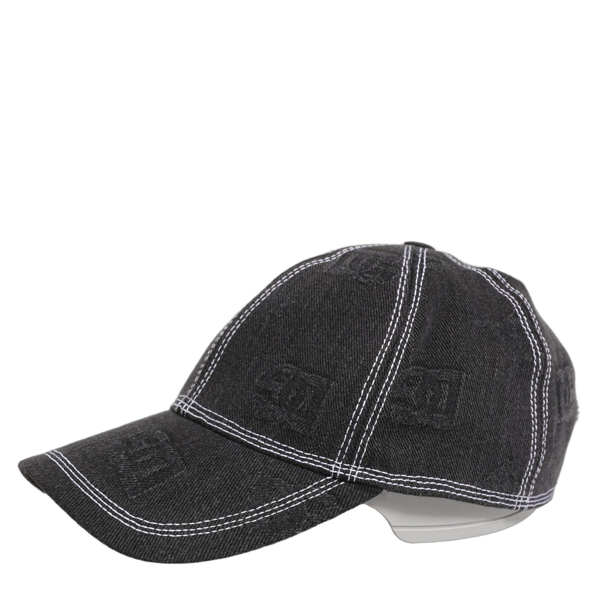 Dolce & Gabbana Men Black Cotton 6 Panel Baseball Capello Hat