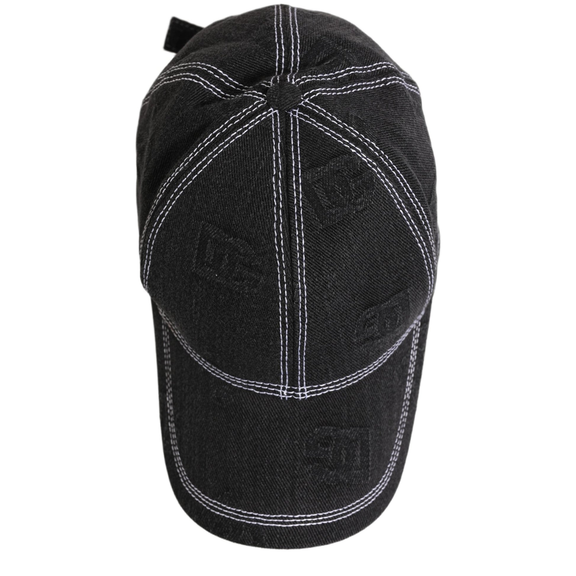 Dolce & Gabbana Men Black Cotton 6 Panel Baseball Capello Hat