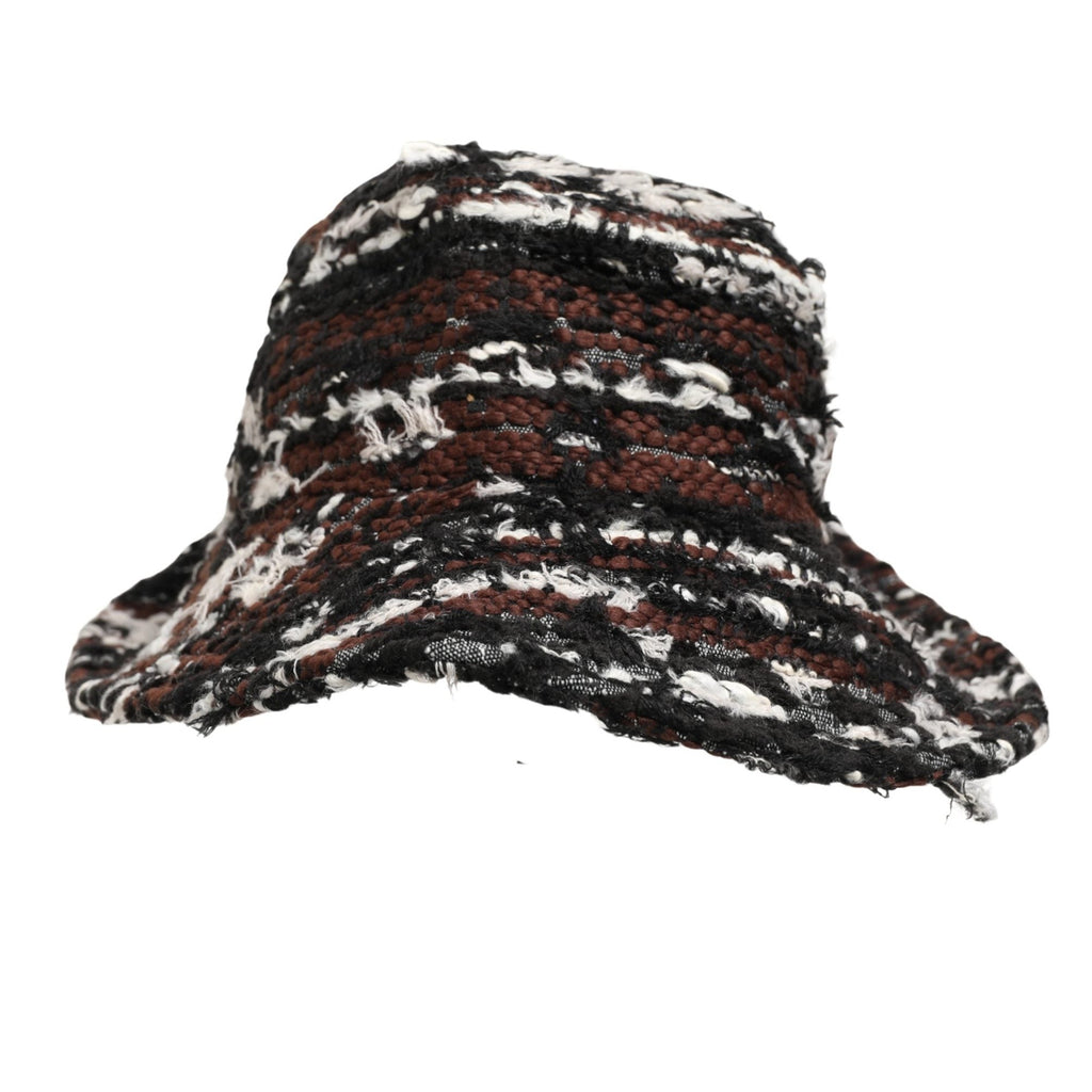 Dolce & Gabbana Women Multicolor Acrylic Tweed Bucket Capello Hat