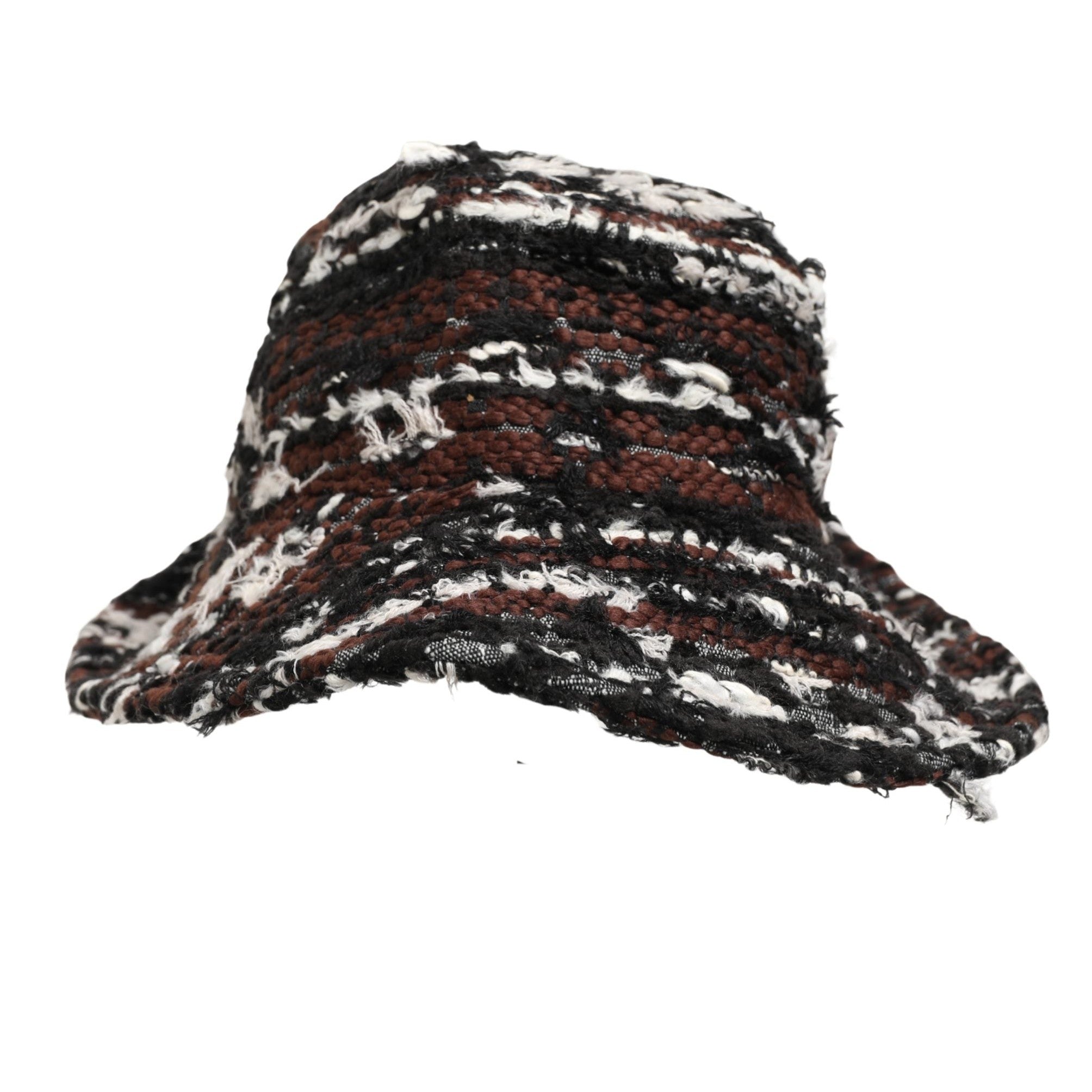 Dolce & Gabbana Women Multicolor Acrylic Tweed Bucket Capello Hat