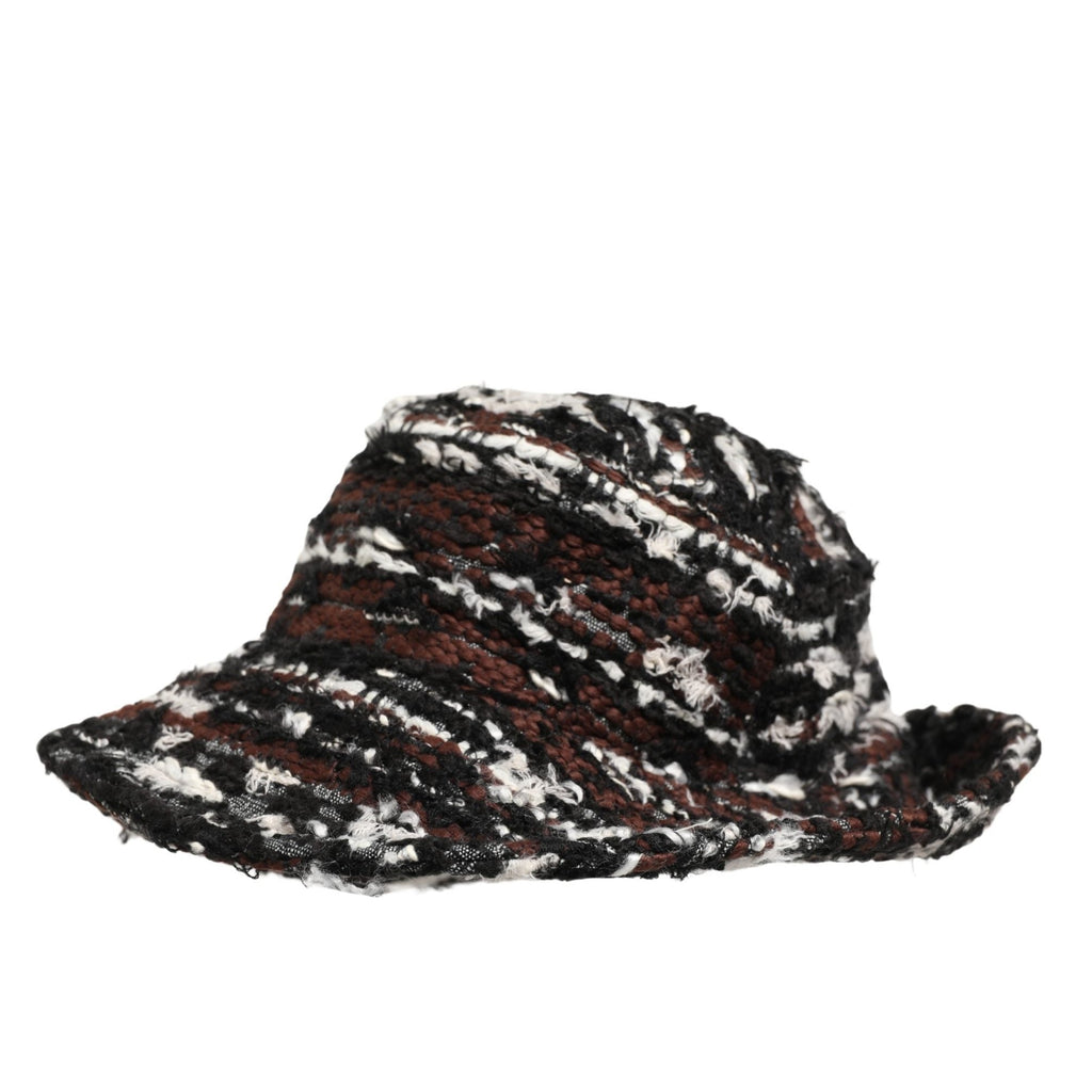 Dolce & Gabbana Women Multicolor Acrylic Tweed Bucket Capello Hat
