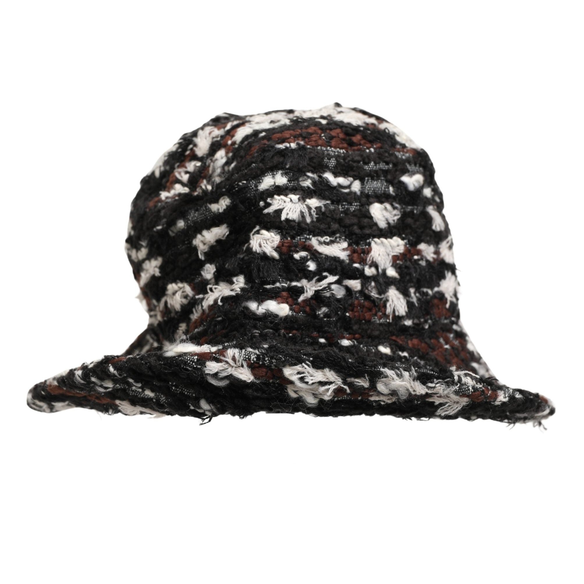 Dolce & Gabbana Women Multicolor Acrylic Tweed Bucket Capello Hat