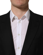 Dolce & Gabbana Black Wool Single Breasted Blazer Jacket