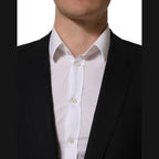Dolce & Gabbana Black Wool Single Breasted Blazer Jacket