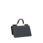 Dolce & Gabbana Black Calf Leather Bos Taurus Shoulder Bag Dolce & Gabbana