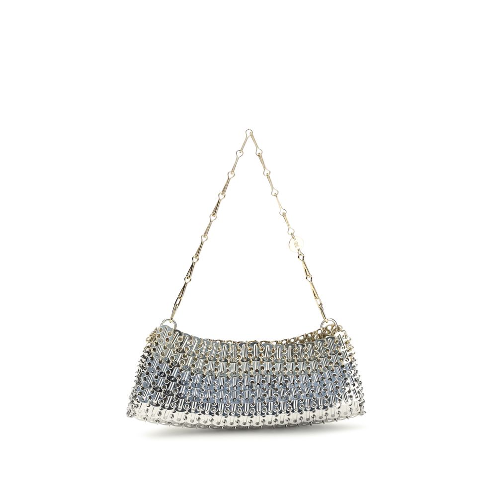 Rabanne Silver Brass Shoulder Bag Rabanne