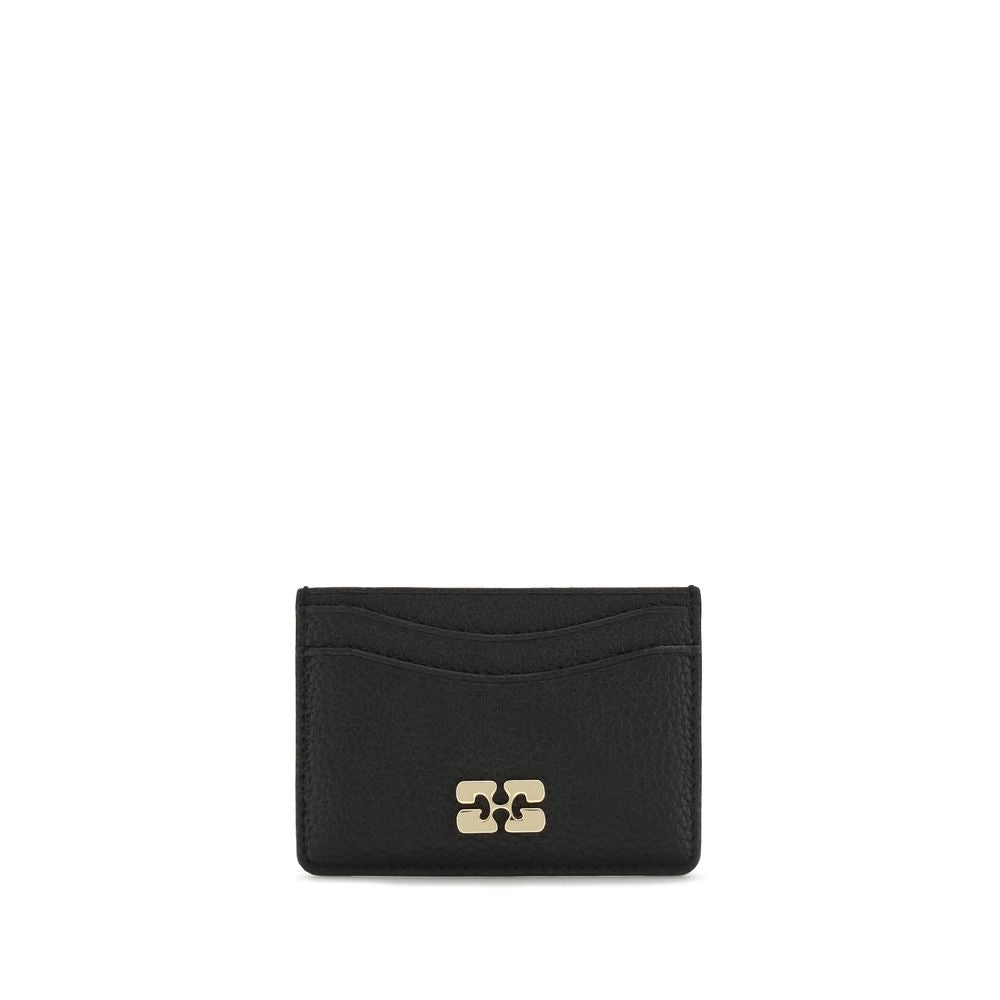 Ganni Black Recycled Polyamide Wallet Ganni