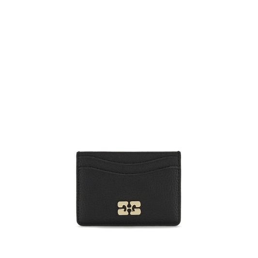 Ganni Black Recycled Polyamide Wallet Ganni