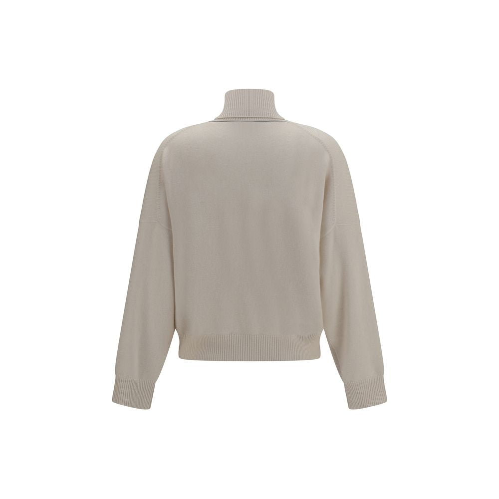 Brunello Cucinelli Beige Cashmere Sweater Brunello Cucinelli
