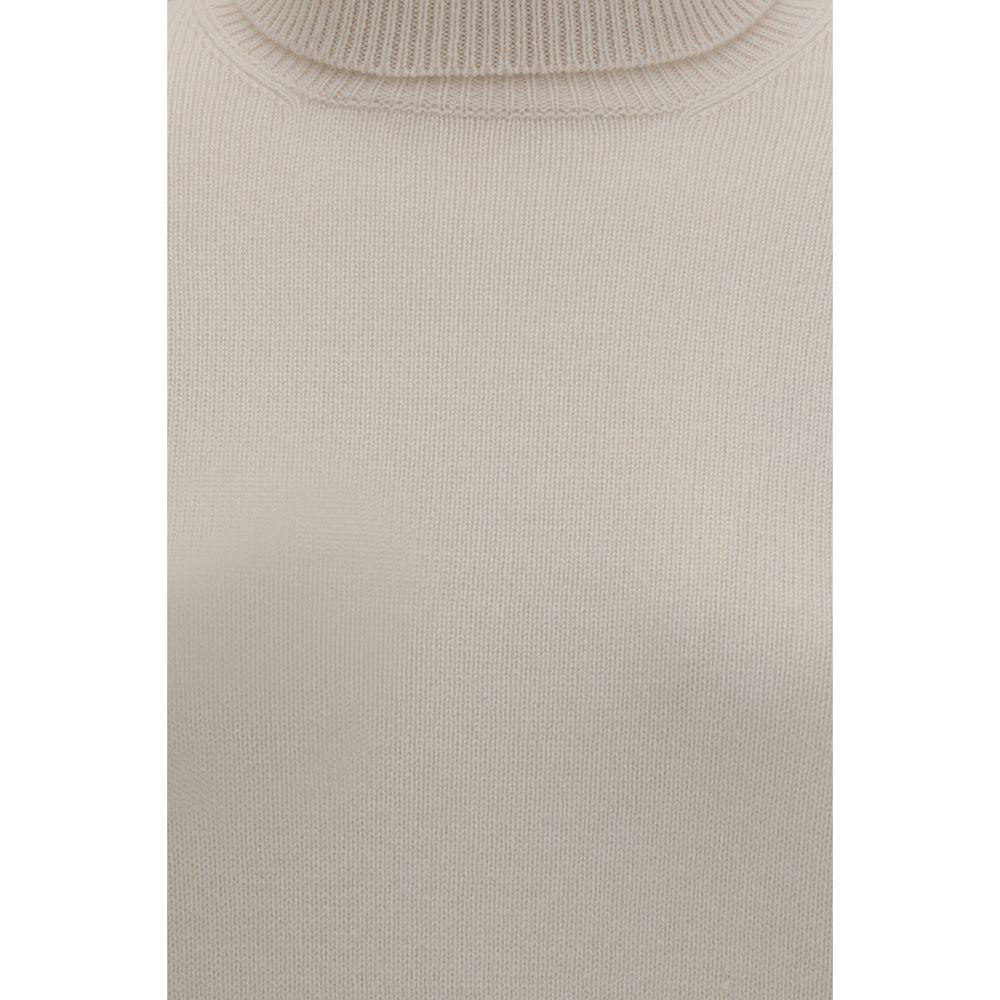 Brunello Cucinelli Beige Cashmere Sweater Brunello Cucinelli