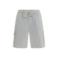 Brunello Cucinelli White Cotton Bermuda Shorts Brunello Cucinelli