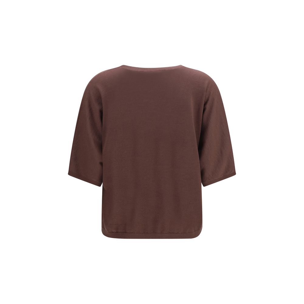 Brunello Cucinelli Purple Cashmere Sweater Brunello Cucinelli